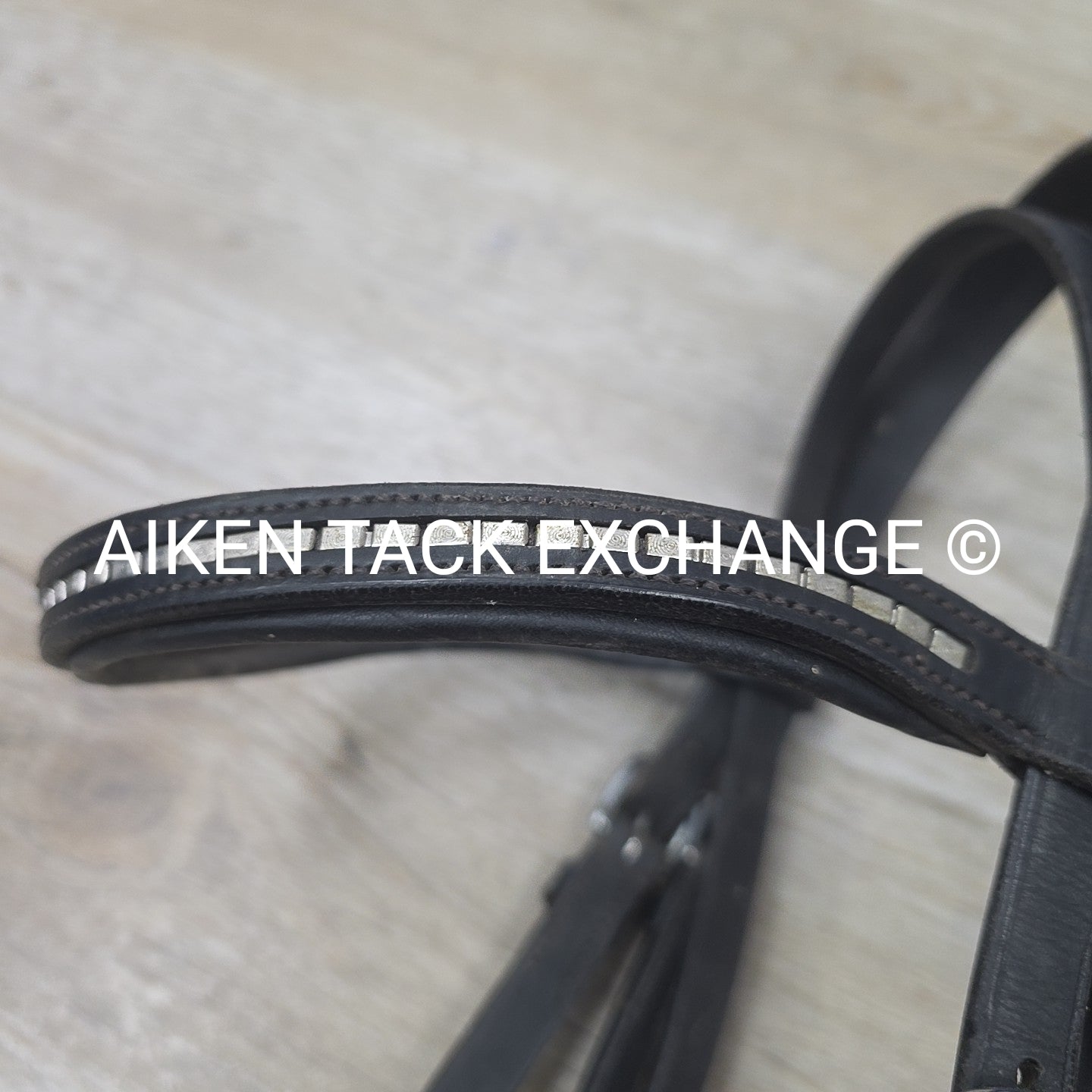 BARGAIN BUNDLE: Dressage Bridle (Missing Flash) with Laced Reins & Flat Leather