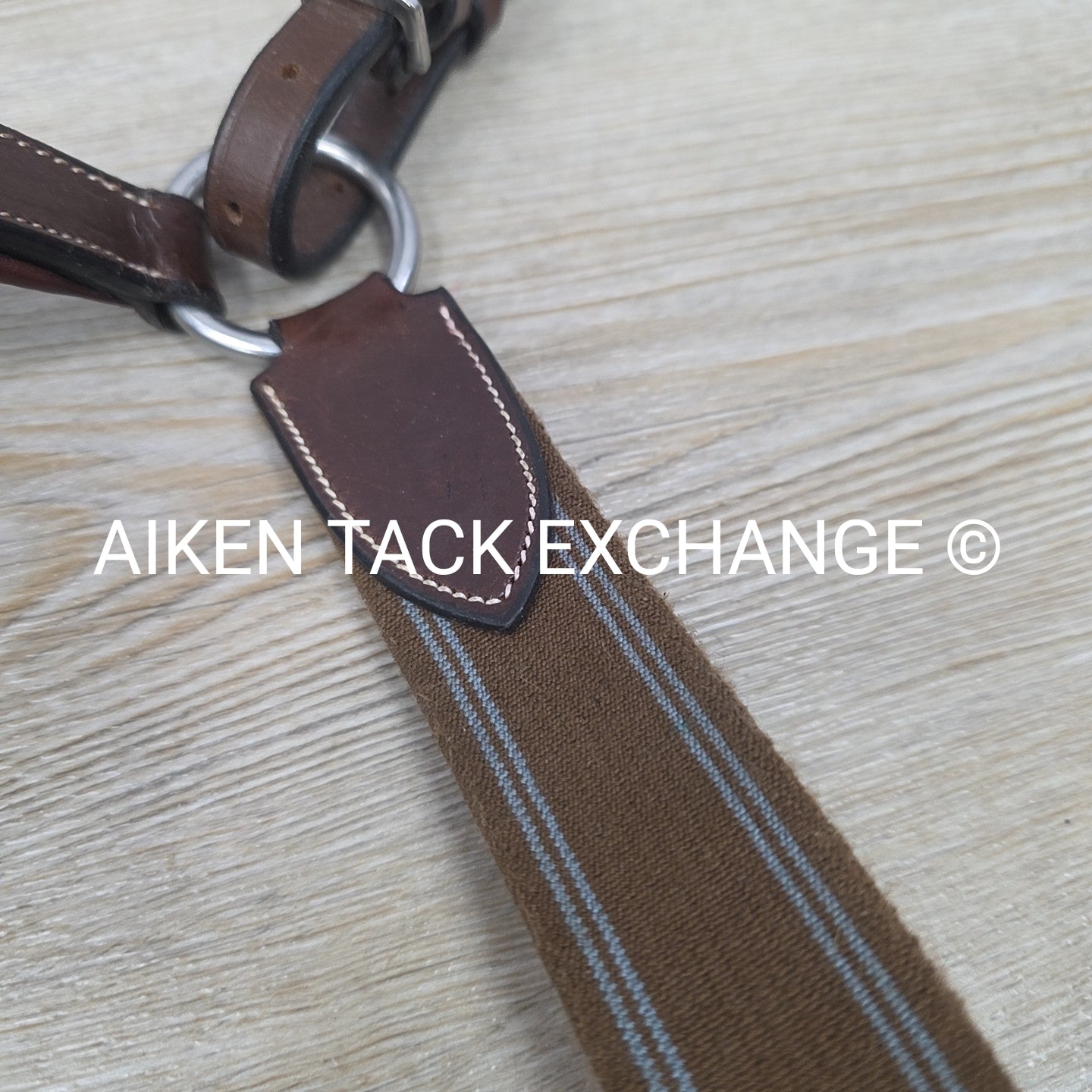 5 Point Elastic Breastplate, Brown, Size Cob