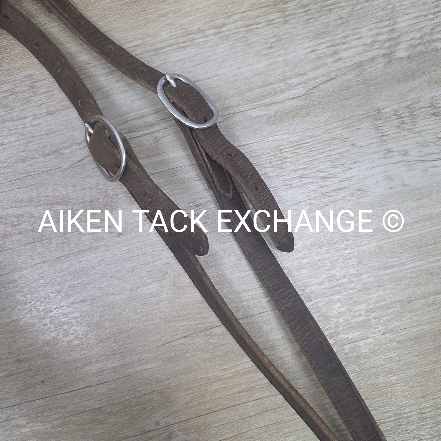 BARGAIN BUNDLE: Flat Hunt Bridle (No Cheek Pieces) & Flat Breastplate, Brown