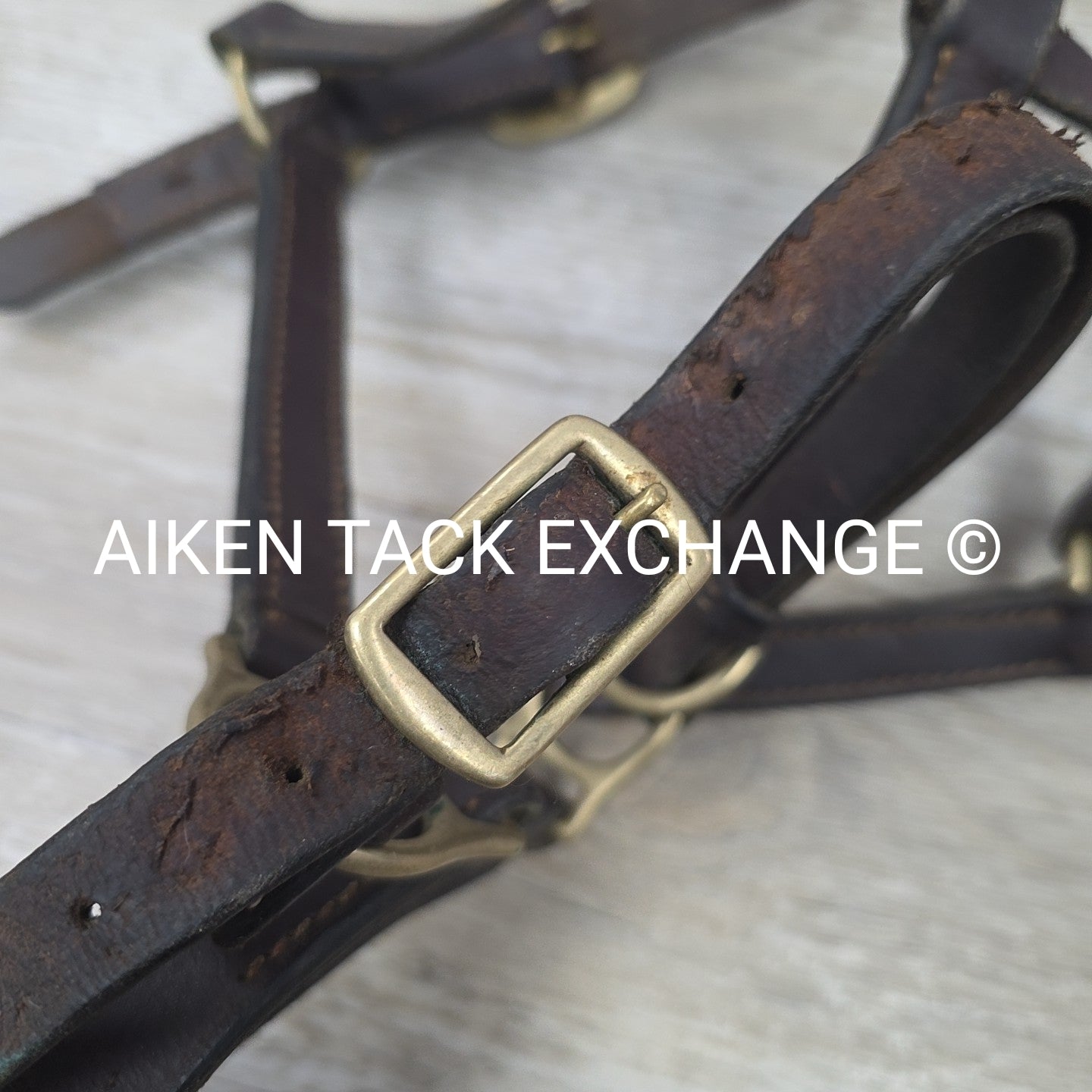 Leather Halter, Brown, Size Pony