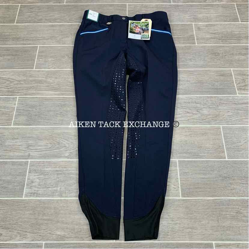 KL Select USG "Ava" Silicone Full Seat Breeches, Size 28 L