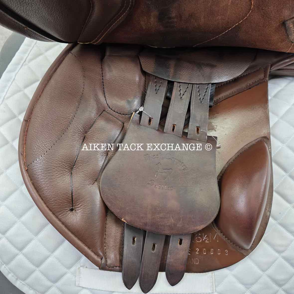 **SOLD** 2015 Black Country Wexford Jump Saddle, 16.5" Seat, Medium Tree, Wool Flocked Panels