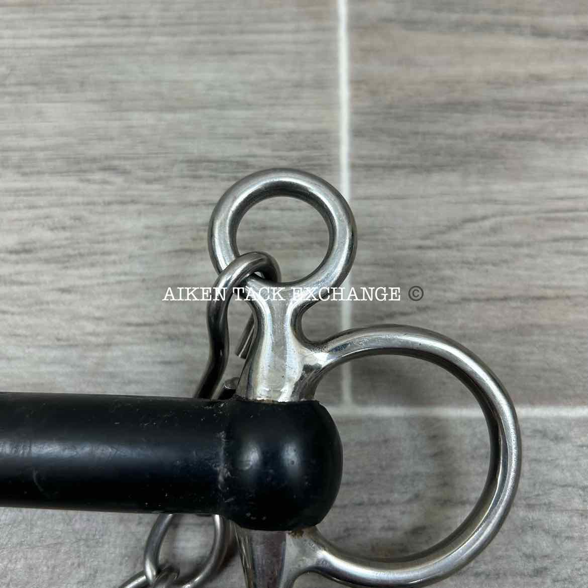 Korsteel Mullen Mouth Soft Rubber Pelham Bit 5.5"