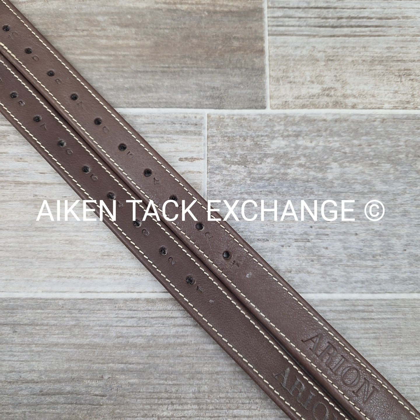 Arion Stirrup Leathers, Brown, Size 54"