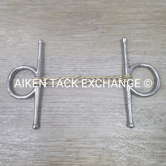 Full Cheek Double Twisted Wire Bit 5"