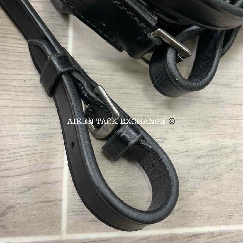 KL Select Red Barn Cadence Flash Dressage Bridle w/ Reins, Brand New, Size Full