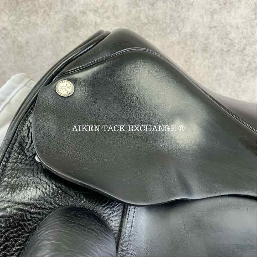 Patrick Saddlery Minx Dressage Saddle, 17.5" Seat, Medium Wide Tree, Wool Flocked Panels