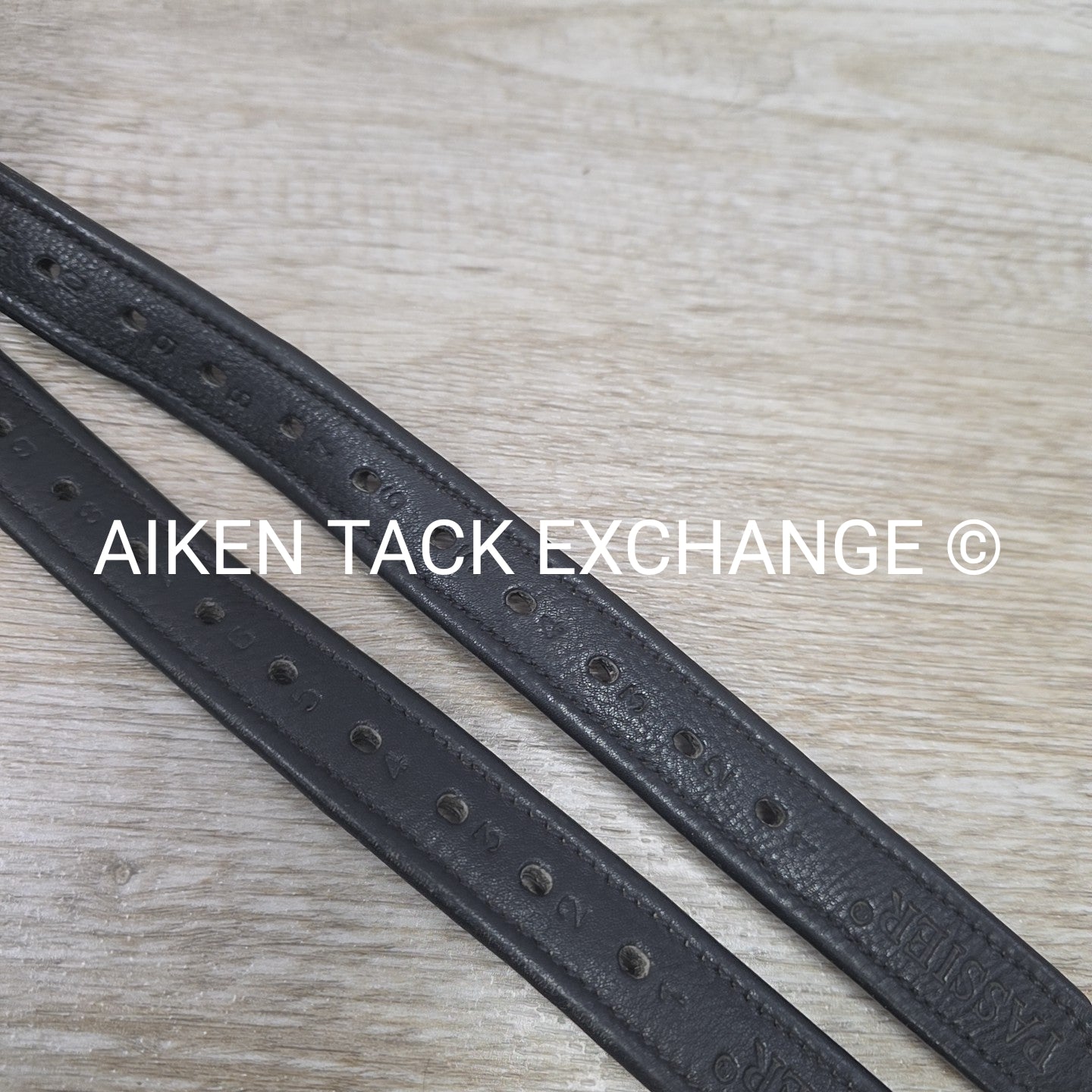 Passier Nylon Lined Stirrup Leathers, Black, 63"