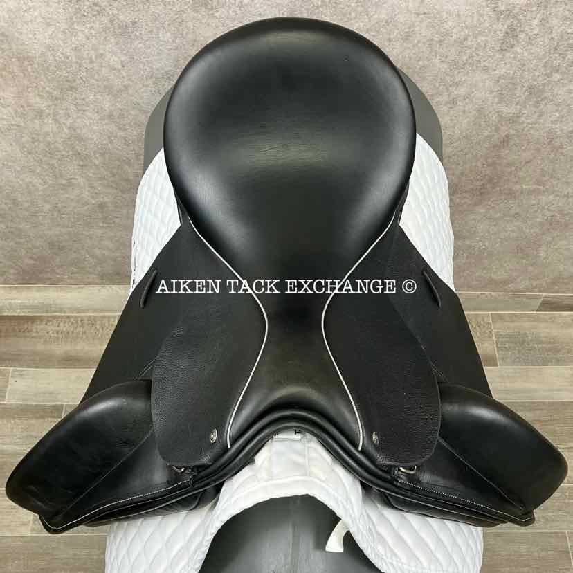 2023 Custom Saddlery Wolfgang Solo Dressage Saddle, 17.5" Seat, Adjustable Tree, Wool Flocked Panels