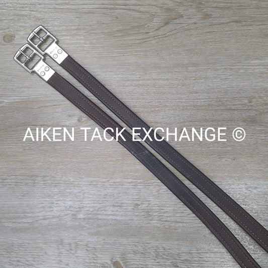 Prestige Stirrup Leathers, Brown, 54"