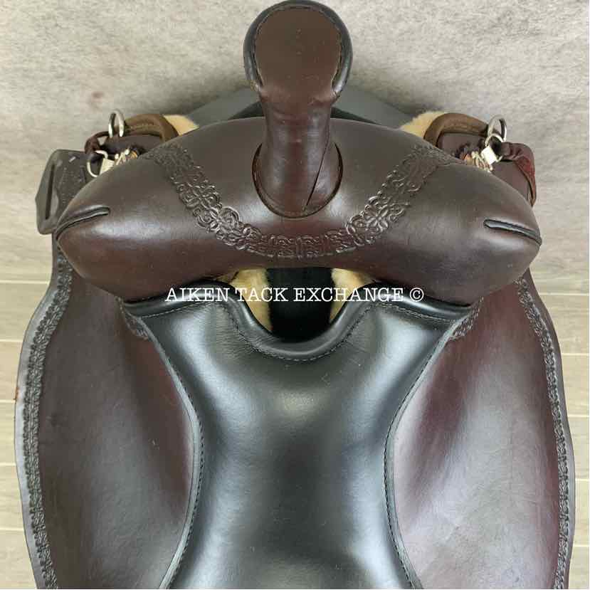 **SOLD** 2022 Circle Y High Horse 6914 Diasetta Cordura Trail Western Saddle, 17" Seat, Wide Tree - Full QH Bars
