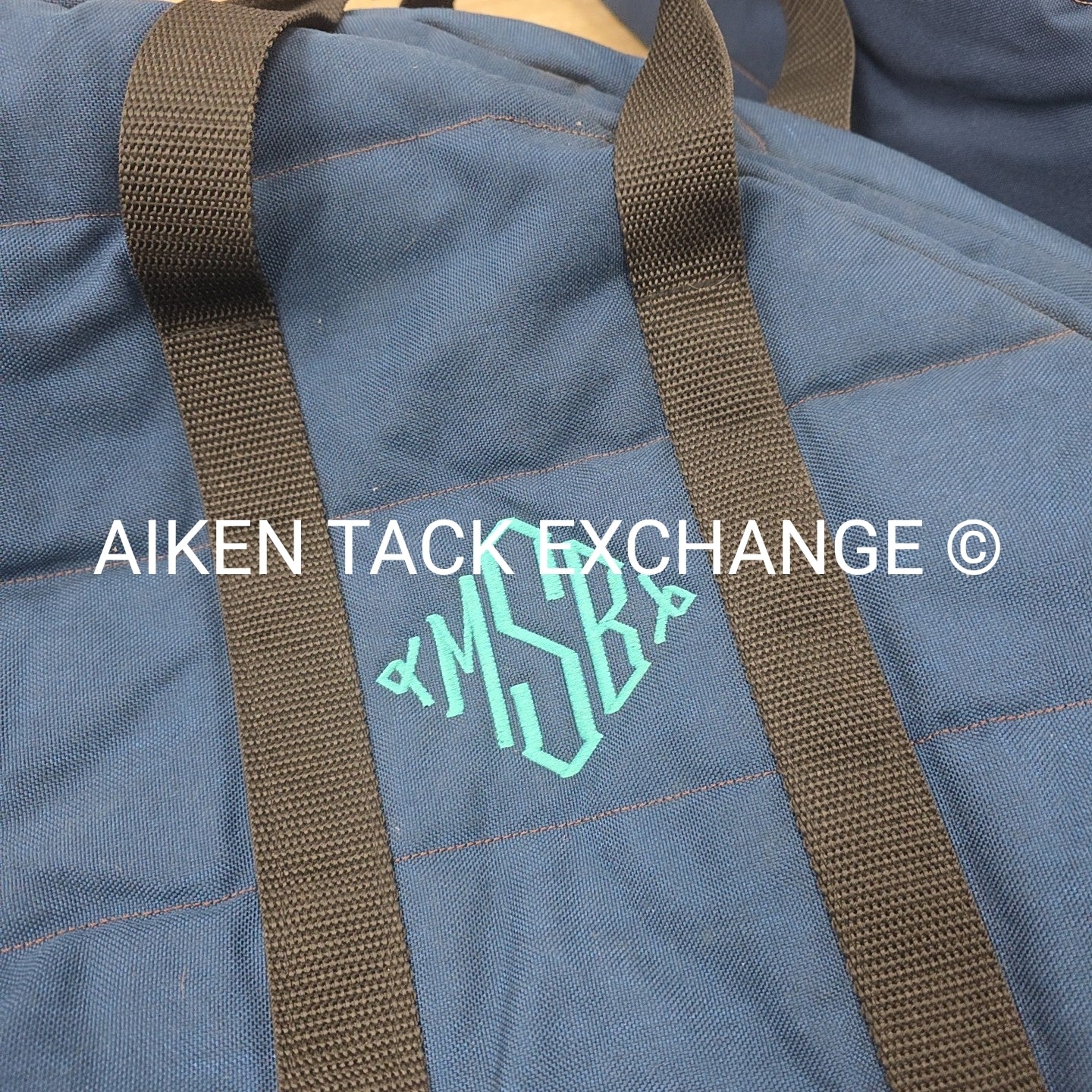 BARGAIN BUNDLE: 2 Padded English Saddle Carriers (custom embroidery)