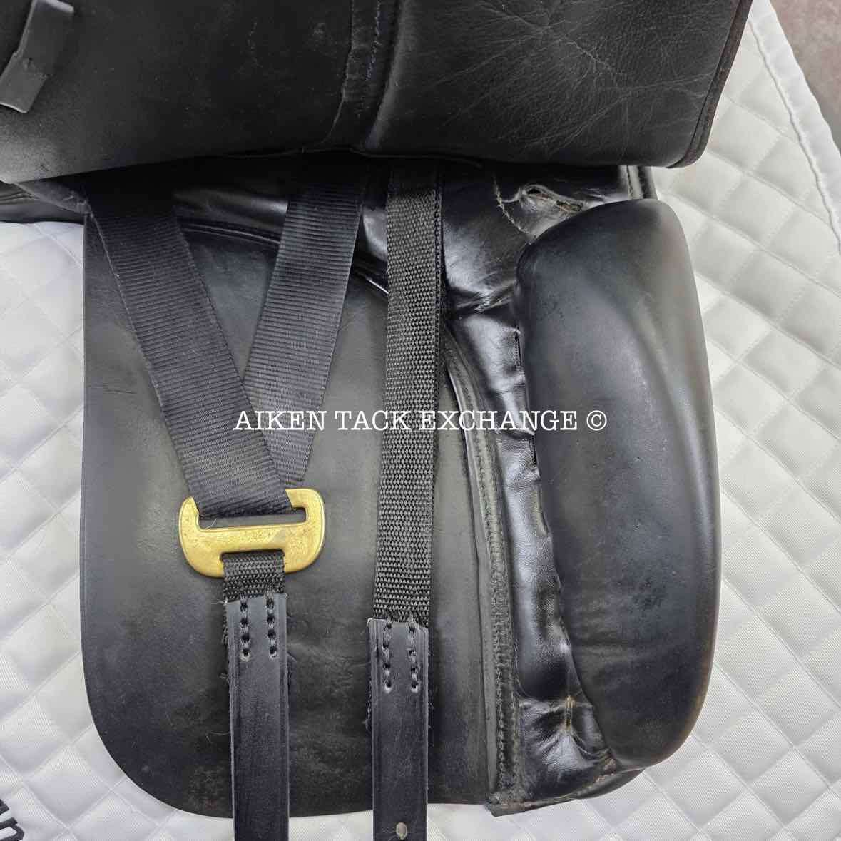 Klimke Miller's KMD Dressage Saddle, 17.5" Seat, M/MW Tree, Wool Flocked Panels
