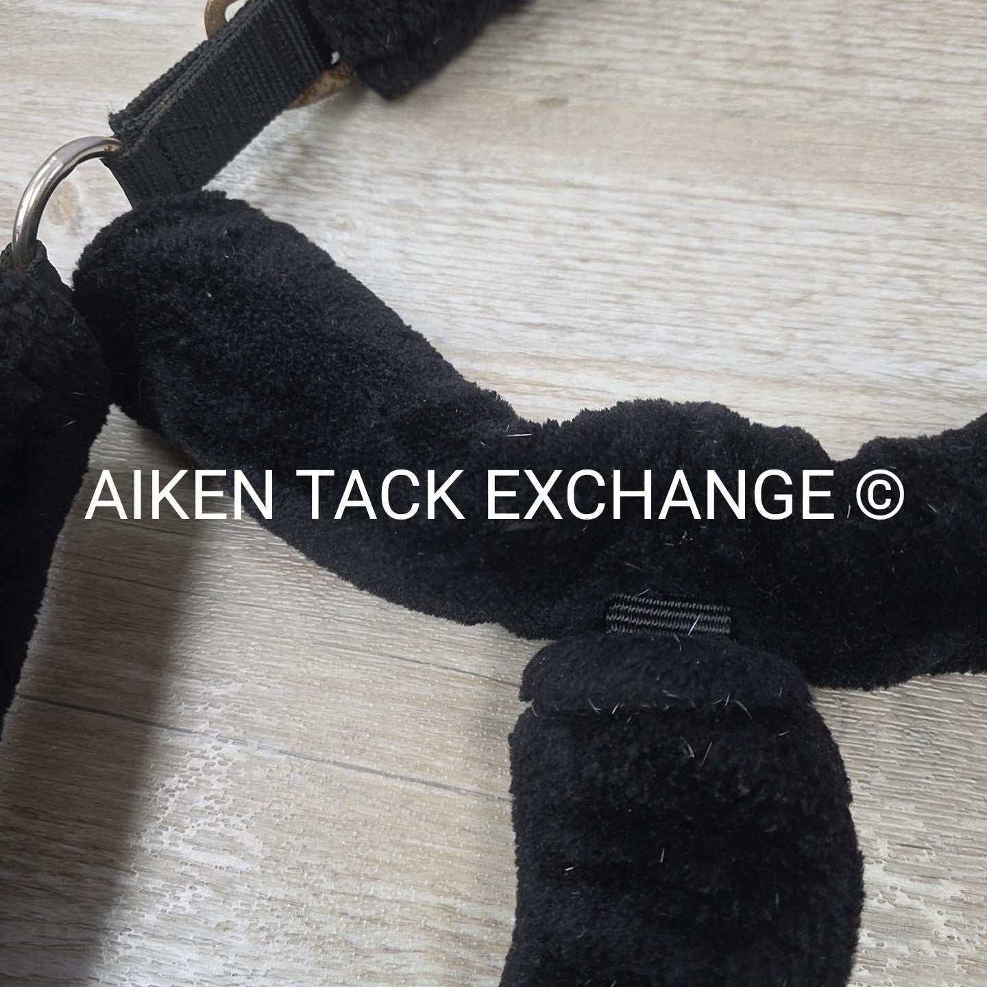 Cameo Fleece Halter, Black, Size Full