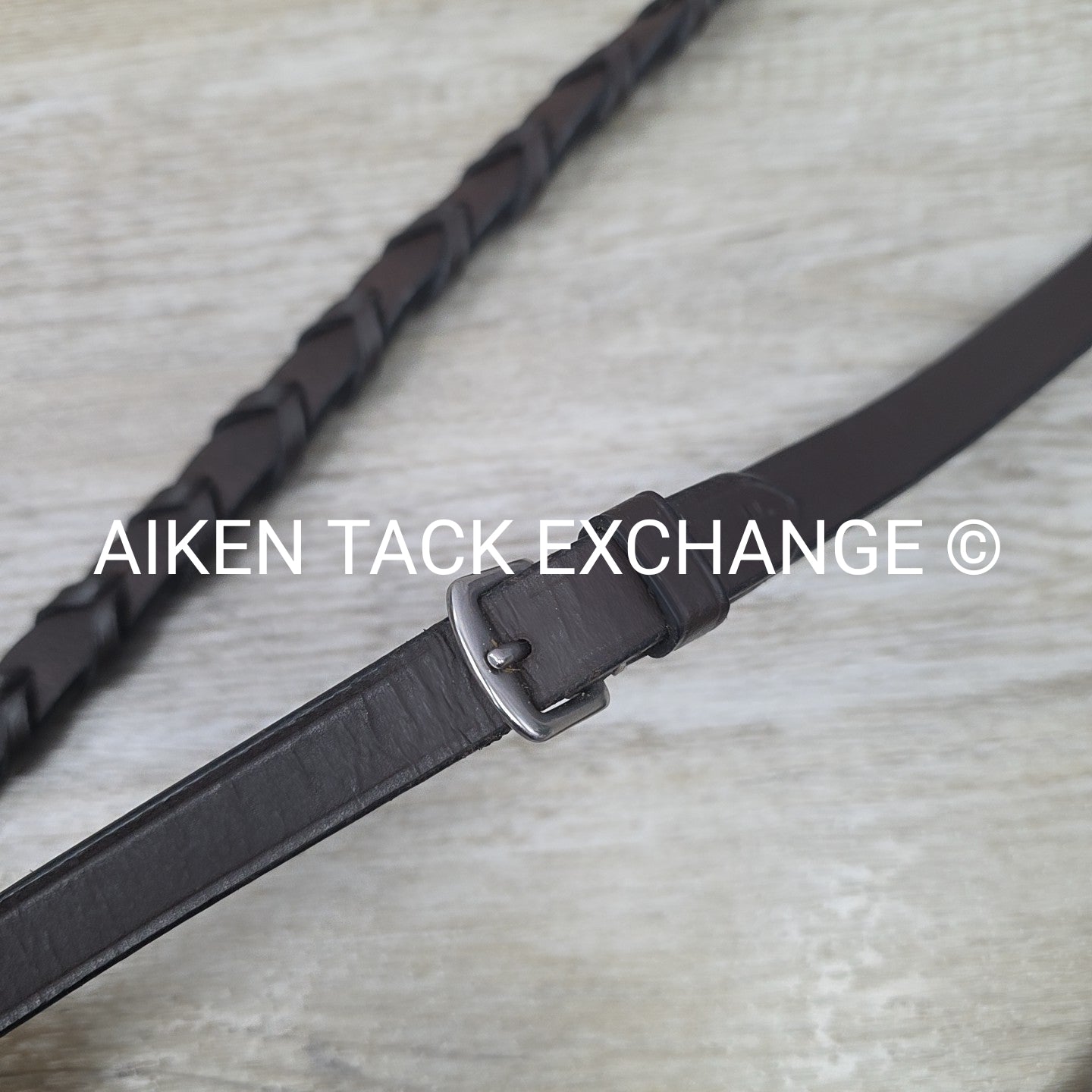 Pinnacle Padded Plain Raised Bridle with Laced Reins, Brown, Size Full