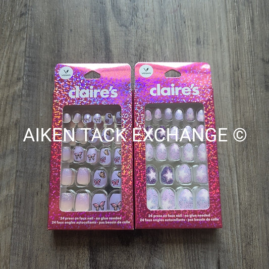 Claire's Press-On Nails (2 Sets) - 24 Count Each (48 Total)