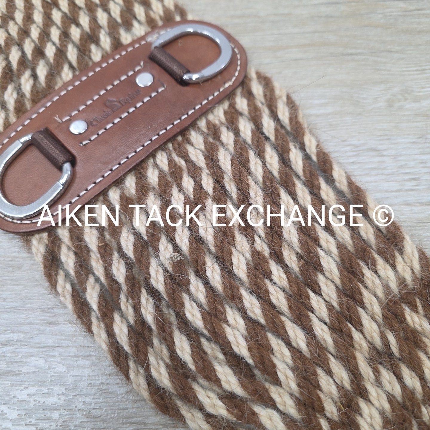 Classic Equine Mohair Alpaca Roper Cinch with Cashel ring Master Cinch Protector