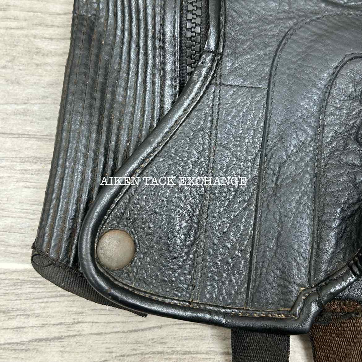 The Elite Leather Half Chaps, Size TL - S
