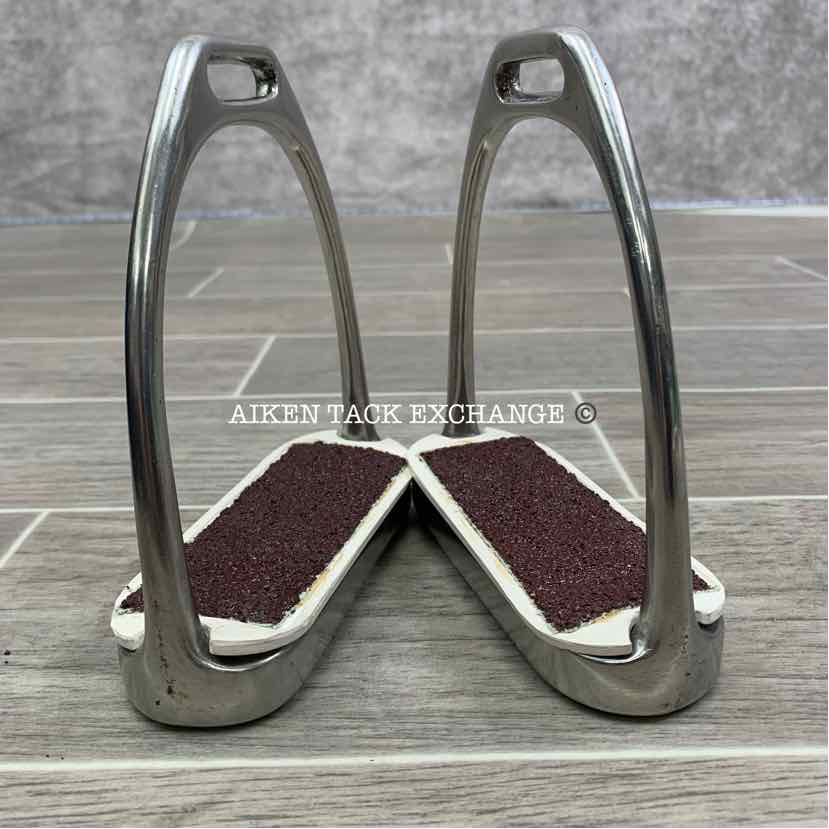 Korsteel Fillis Stirrup Irons with Sure Grip Non-Slip Pads, 4.5"