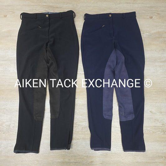 BARGAIN BUNDLE: 2 Pair Tuff Rider Full Seat Breeches, Size 28