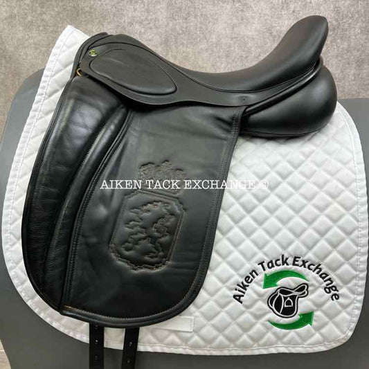 **SOLD** 2016 Hulsebos Balance WB4 Dressage Saddle, 18" Seat, Medium Wide Tree, Wool Flocked Panels