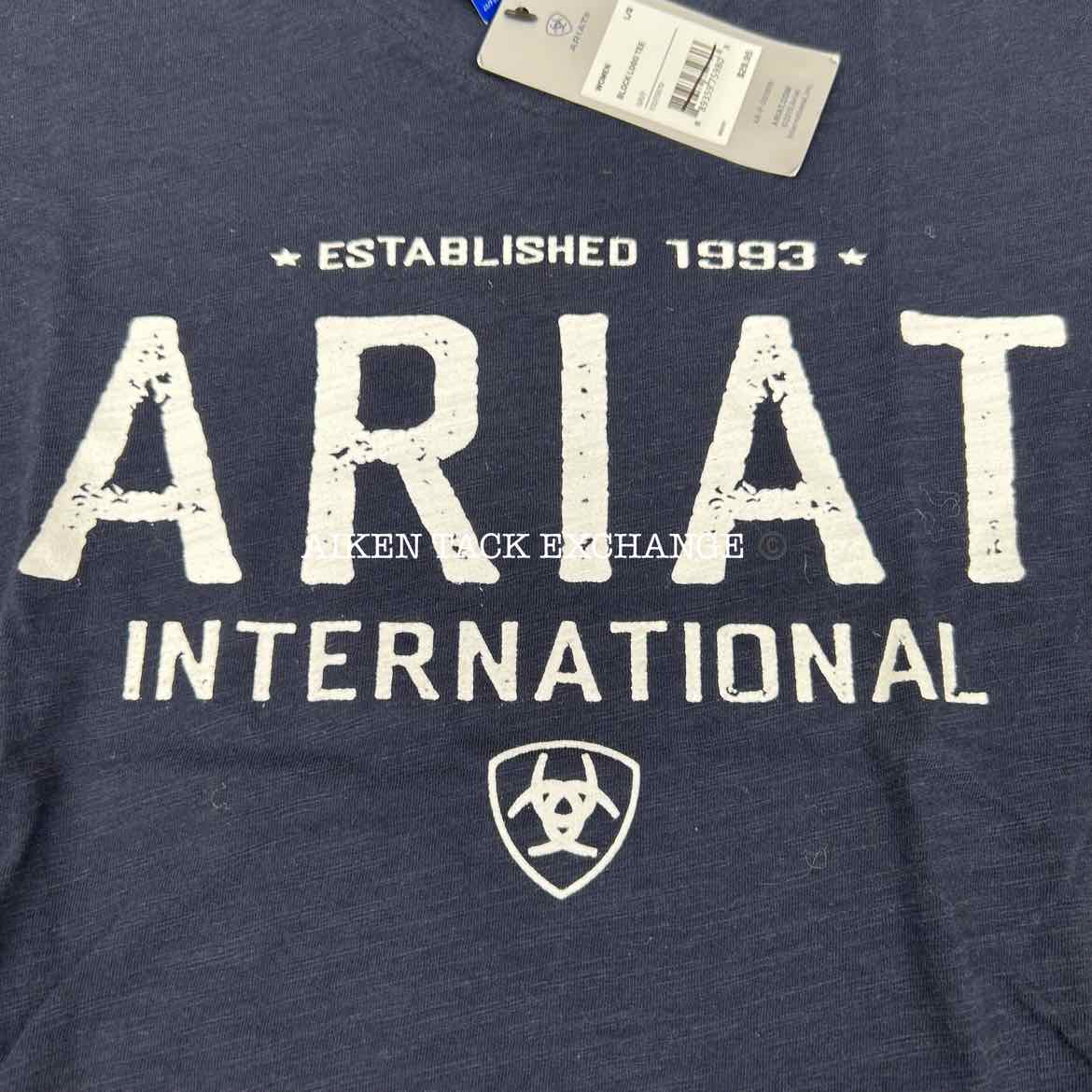Ariat Short Sleeve Block Logo T-Shirt, Size Large
