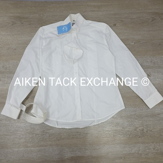 On Course Long Sleeve Show Shirt w/ 2 Collars, Women's 40
