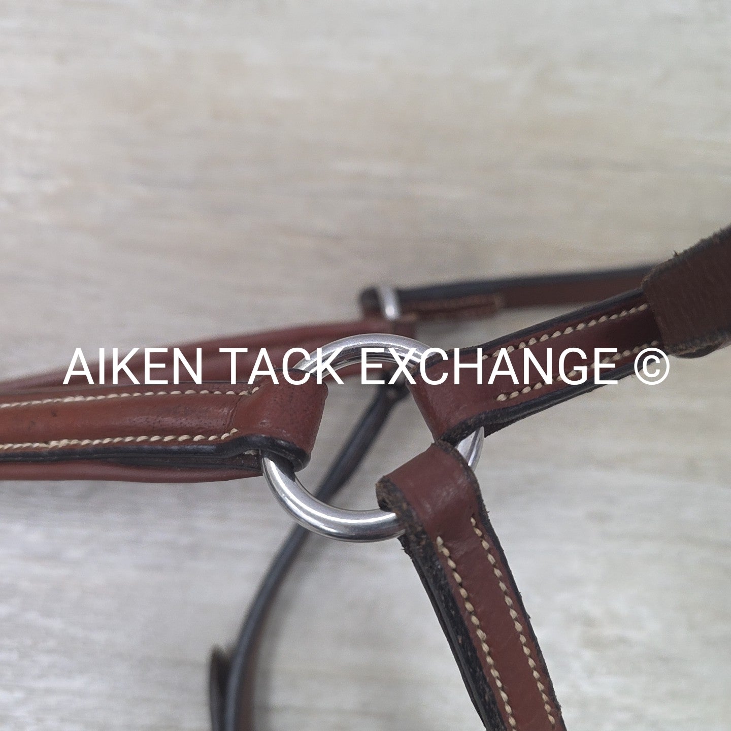 Plain Raised Figure 8 Noseband, Brown, Size Full