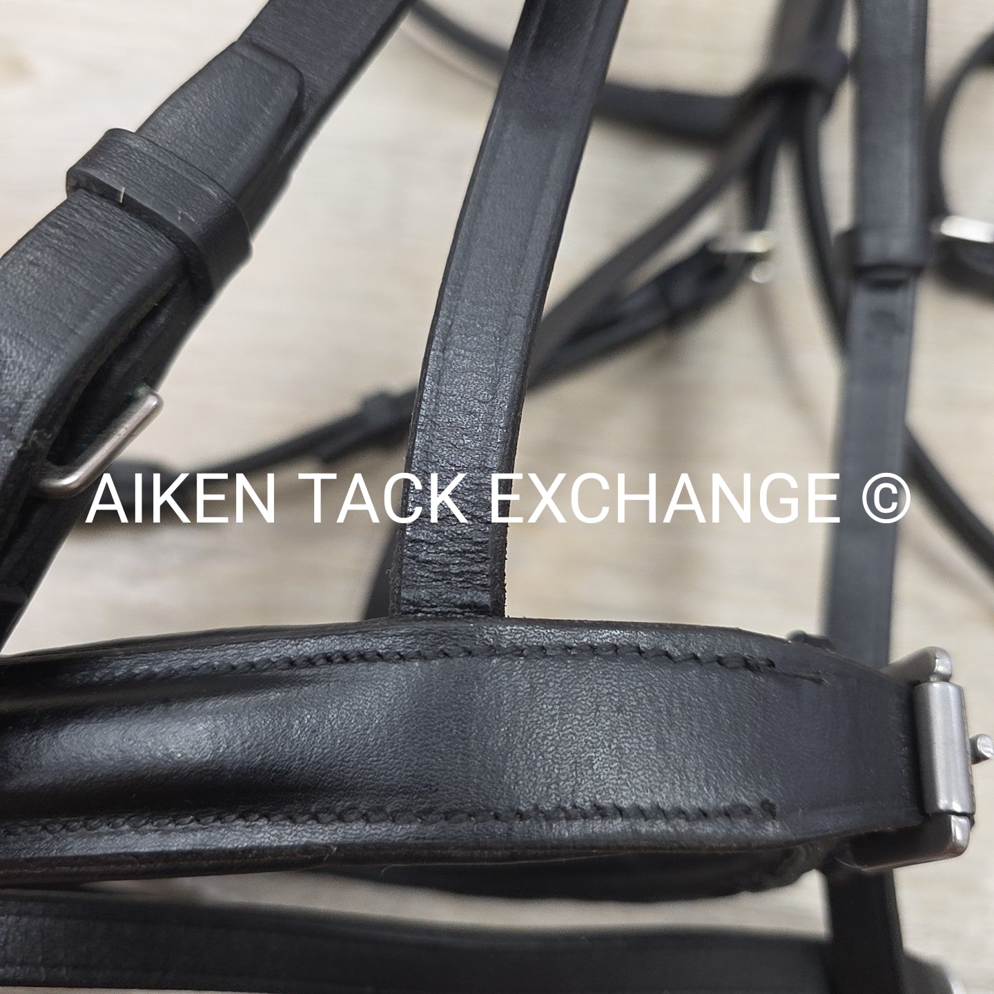 Passier Flash Bridle with Matching Cotton Web Reins, Black, Size Cob