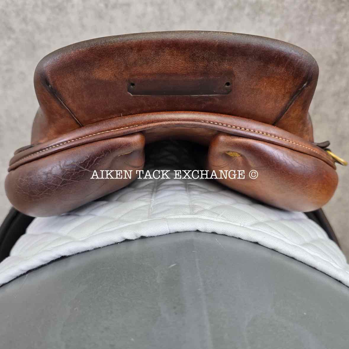1998 PJ by Bruno Delgrange Close Contact Jump Saddle, 17.5" Seat, 4L Flap, Medium Tree, Foam Panels