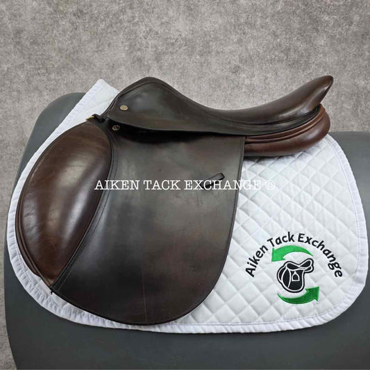 Crosby Excel XL Close Contact Jump Saddle, 18" Seat, Medium Tree, Foam Panels