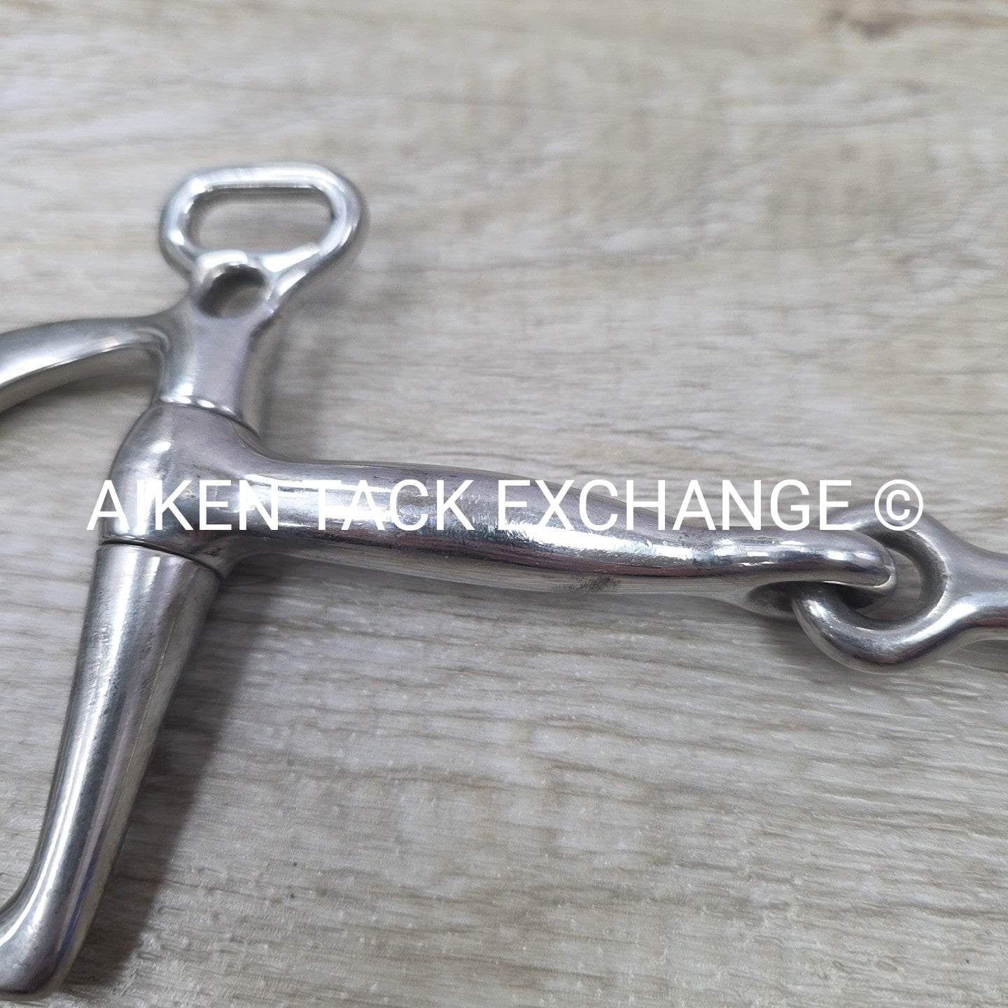 State Line Tack Single Joint Uxeter Kimberwick 5" (No Hooks & Chain)