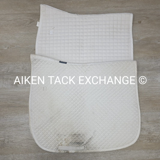 BARGAIN BUNDLE: 2 Dover Saddlery Dressage Saddle Pads