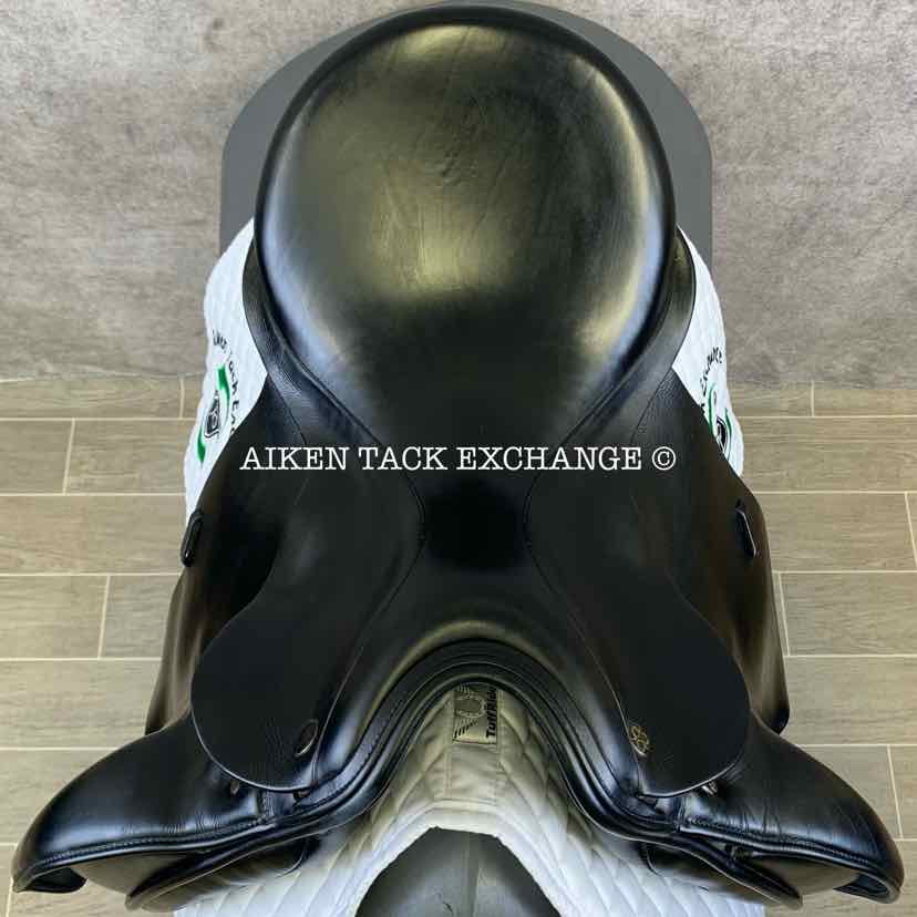 **SOLD** 2008 Trilogy Verago Elite Dressage Saddle, 18" Seat, Wide Tree, Wool Flocked Panels