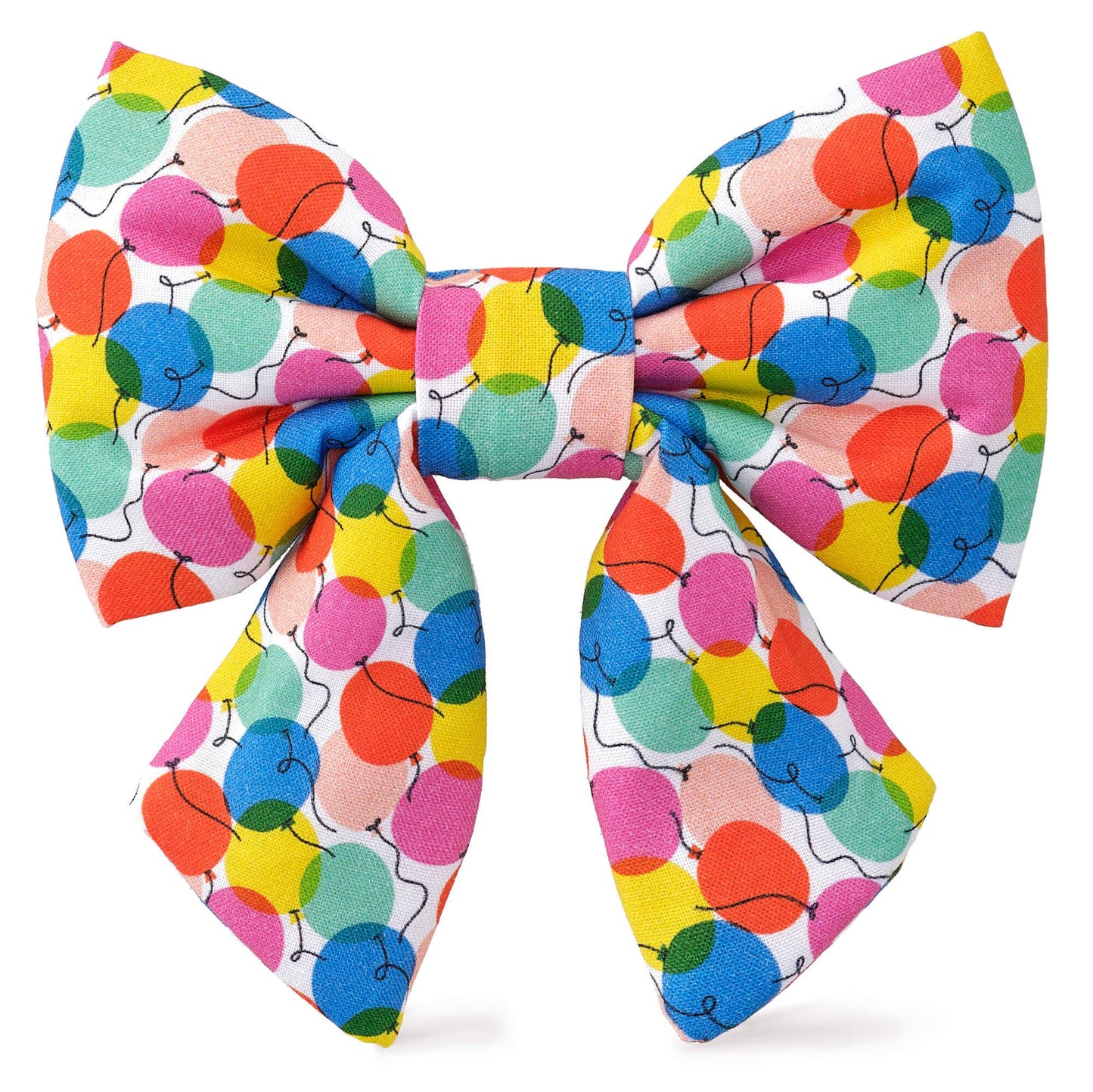 The Foggy Dog - Pup, Pup, and Away Birthday Lady Dog Bow: Large