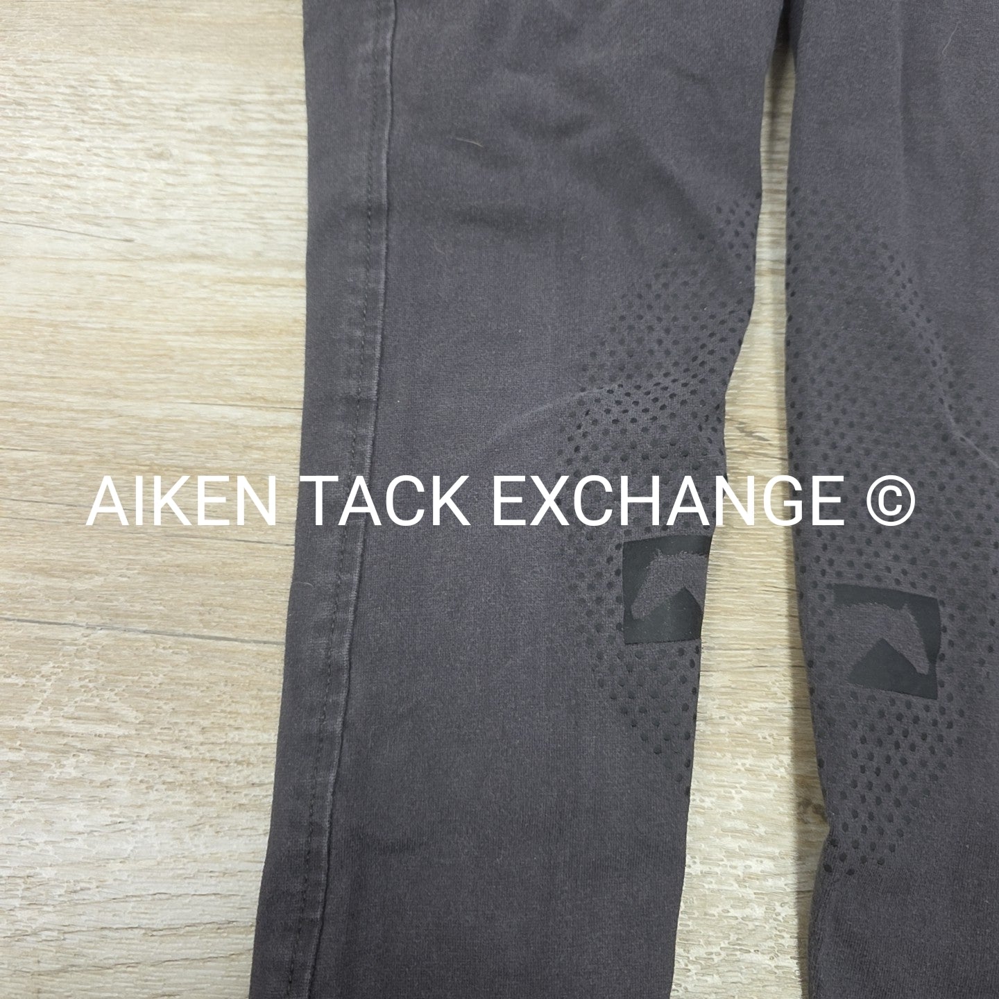 Dover Saddlery Riding Sport Silicone Grip Knee Patch Tights, Size 10