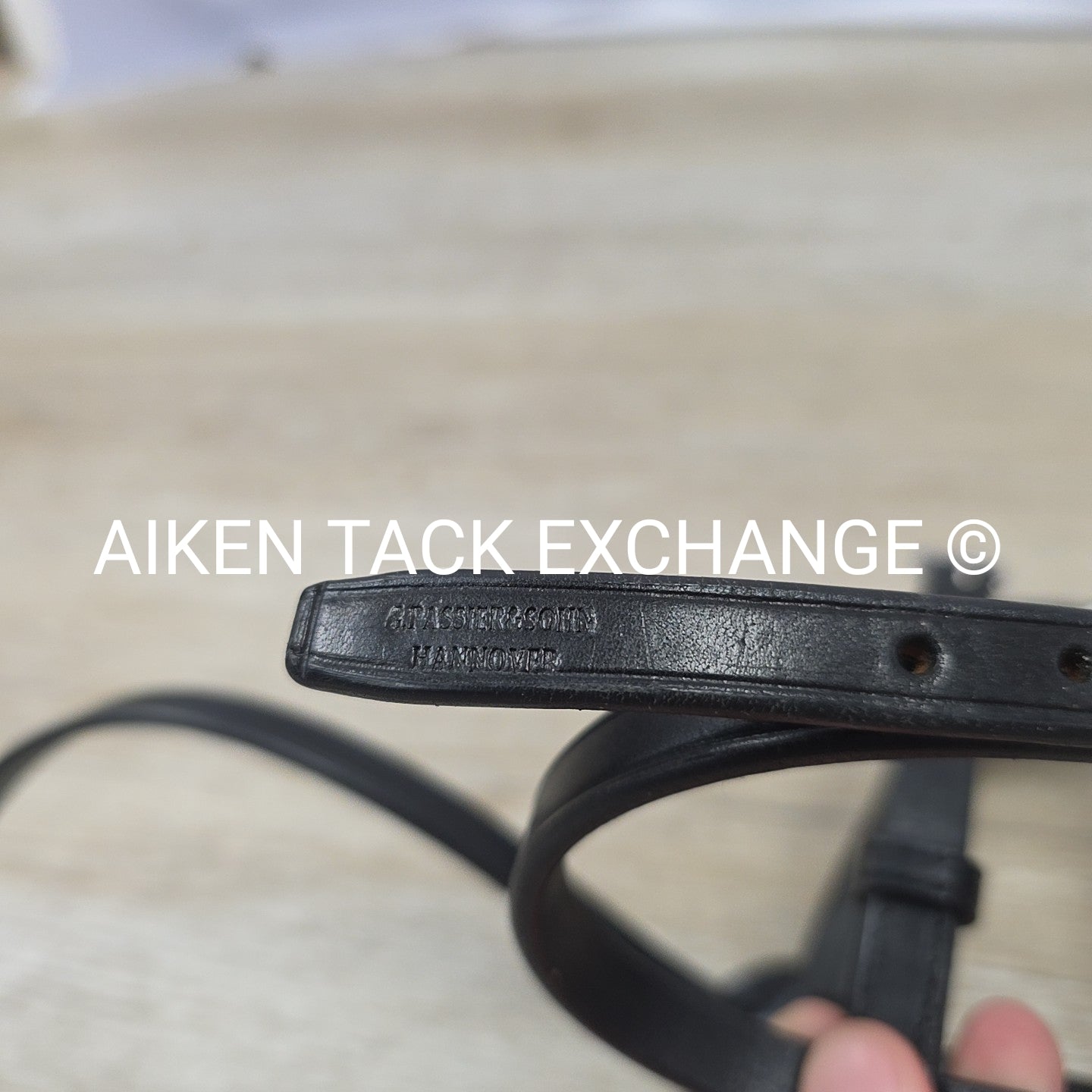 Passier Exchangeable Figure 8 Noseband, Black, Size Full
