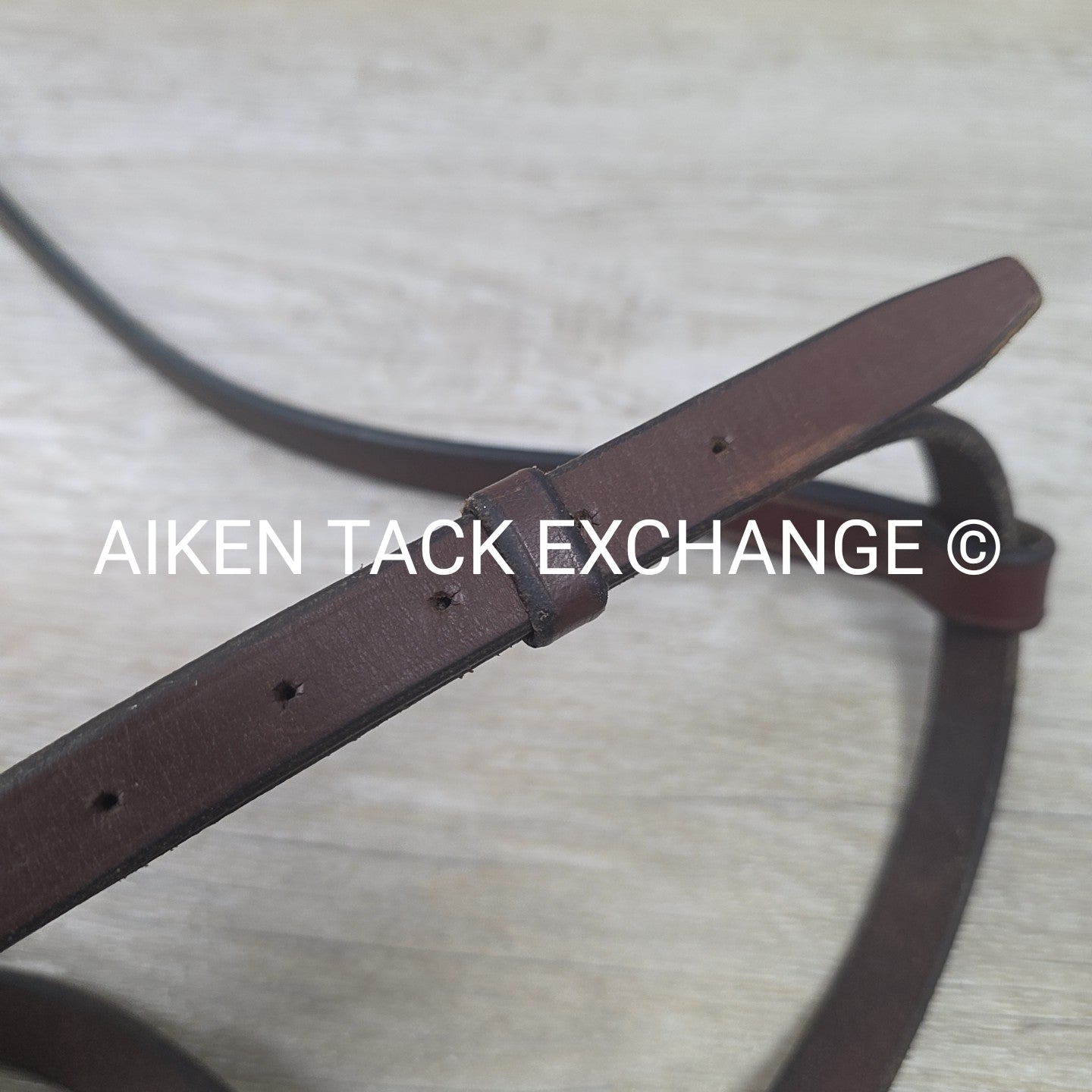 Flat Plain Figure 8 Noseband, Brown, Oversize