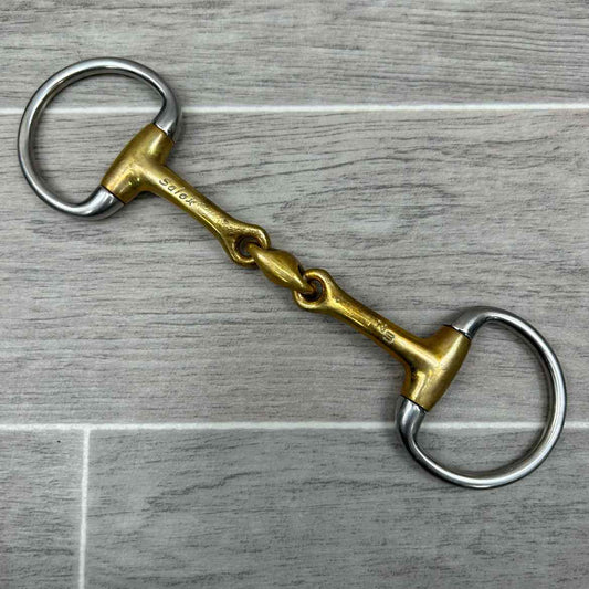 Neue Schule Trans Angled Lozenge Eggbutt Bradoon Bit 4.75"