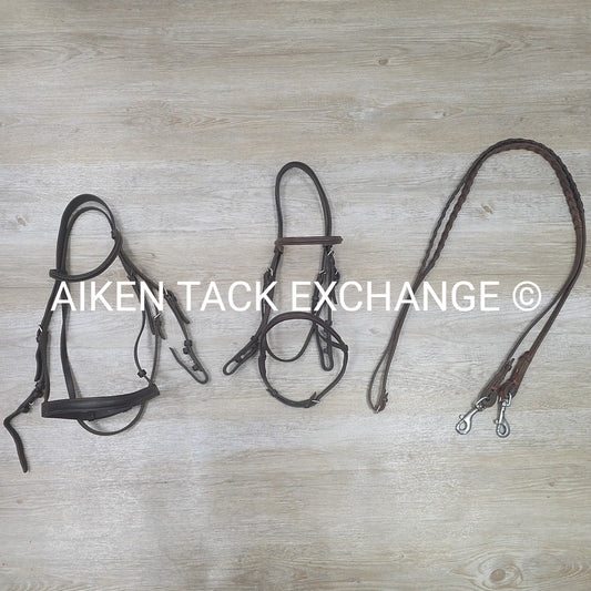 BARGAIN BUNDLE: 2 Bridles & 1 Pair Laced Reins