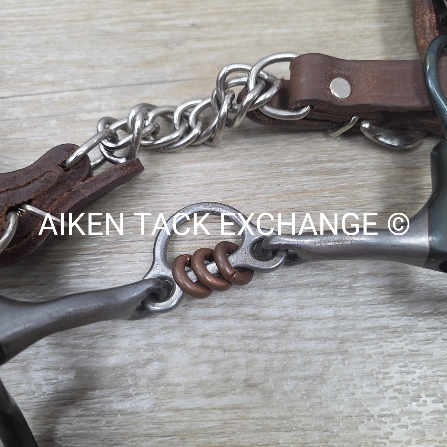 Dutton One Ear Head Stall with Matching Split Reins & Dutton Smooth Broken Port