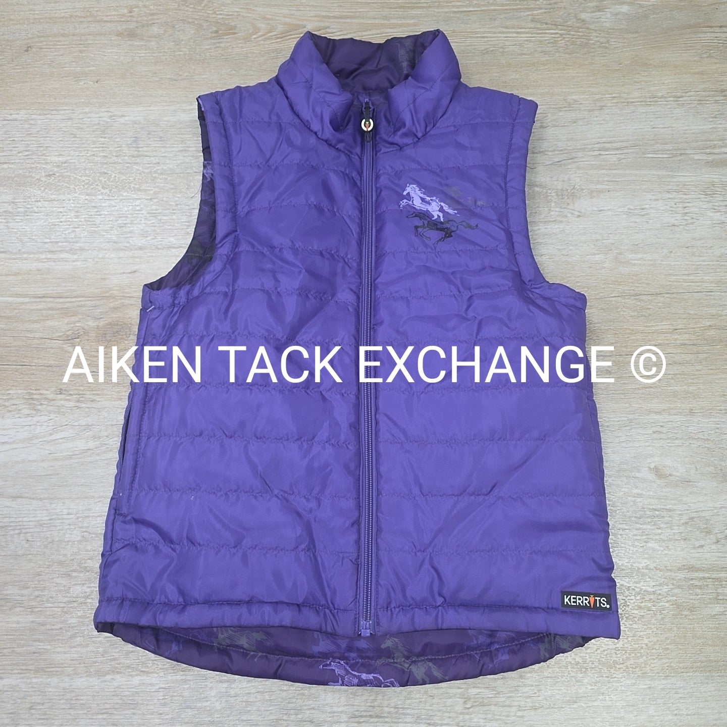 Kerrits Reversible Puffer Vest, Youth Large