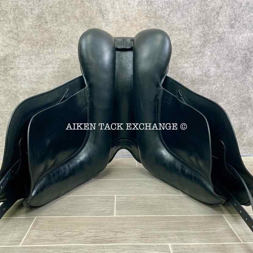 **SOLD** EuroRiding Titan II Dressage Saddle, 18" Seat, Wide Tree, Wool Flocked Panels