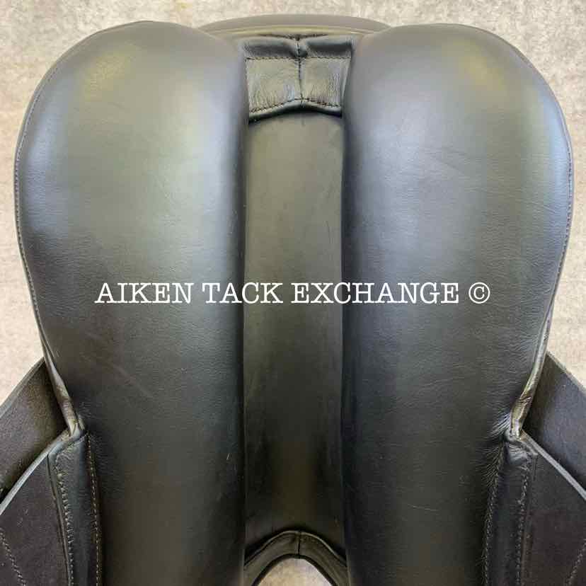 Detente by Advanced Saddle Fit Hadley Jump Saddle, 18" Seat, MW/W Tree, Wool Flocked Panels