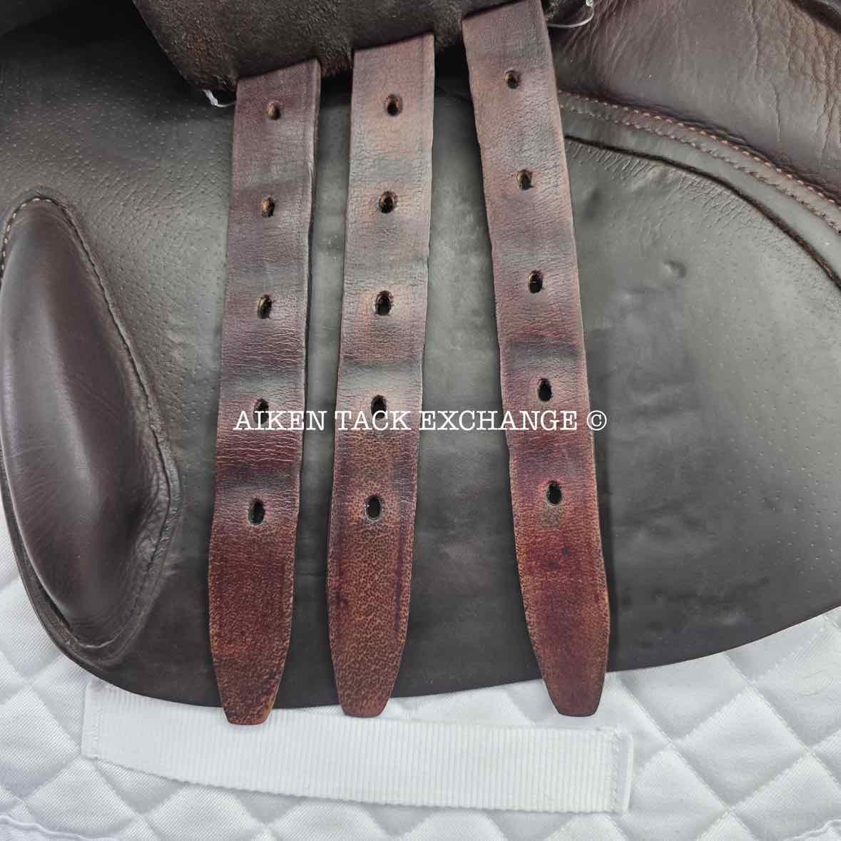 2017 Ovation San Telmo Close Contact Jump Saddle, 18" Seat, Adjustable Tree - XCH Changeable Gullet, Foam Panels