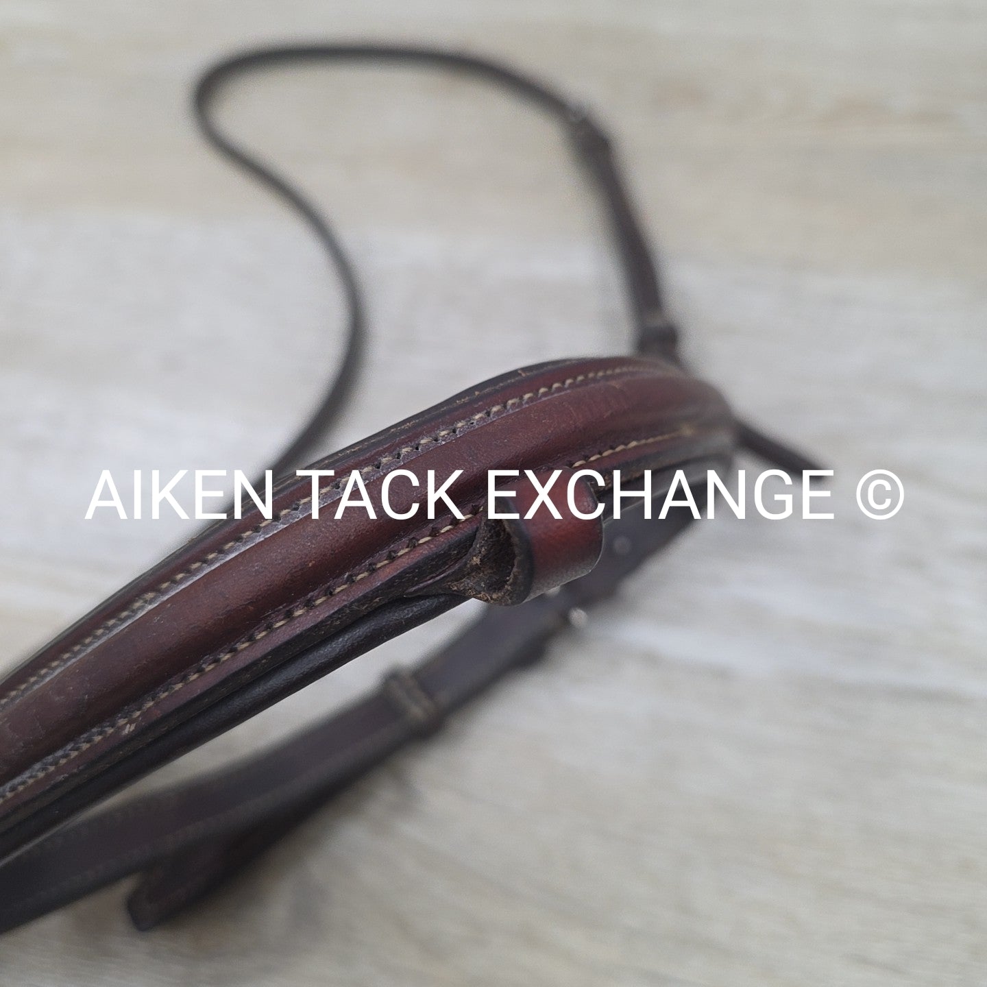 Edgewood Plaid Raised Flash Noseband, Missing Flash Strap, Brown, Size Full