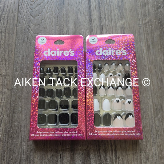 Claire's Press-On Nails (2 Sets) - 24 Count Each (48 Total)