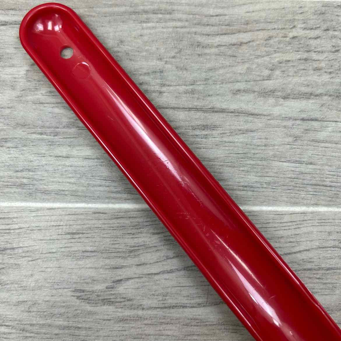 Equi-Essentials Curved Plastic Sweat Scraper, Red, Brand New