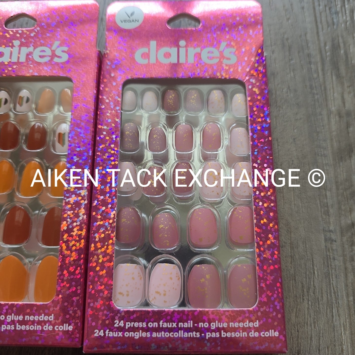 Claire's Press-On Nails (2 Sets) - 24 Count Each (48 Total)