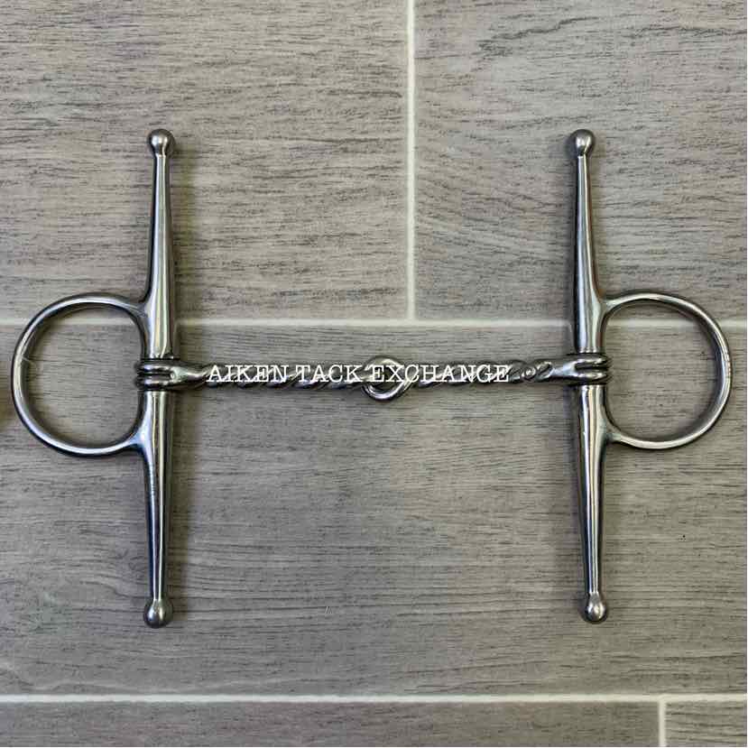 Dublin Single Joint Twisted Wire Full Cheek Bit 5"